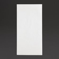 Fiesta Recyclable Dinner Napkin White 40x40cm 2ply 1/8 Fold (2000 Pack)