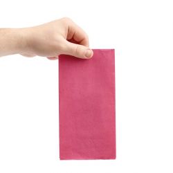 Fiesta Recyclable Dinner Napkin Pink 40x40cm 2ply 1/8 Fold (2000 Pack)