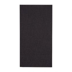 Fiesta Recyclable Dinner Napkin Black 40x40cm 2ply 1/8 Fold (2000 Pack)