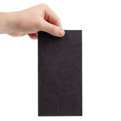 Fiesta Recyclable Dinner Napkin Black 40x40cm 3ply 1/8 Fold (1000 Pack)
