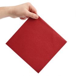 Fiesta Recyclable Premium Tablin Dinner Napkin Bordeaux 40x40cm Airlaid 1/4 Fold (500 Pack)