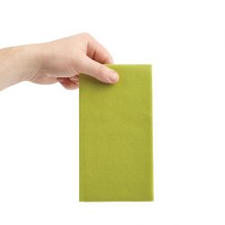 Fiesta Recyclable Premium Tablin Dinner Napkin Kiwi 40x40cm Airlaid 1/8 Fold (500 Pack)