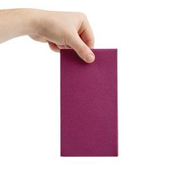 Fiesta Recyclable Premium Tablin Dinner Napkin Plum 40x40cm Airlaid 1/8 Fold (500 Pack)