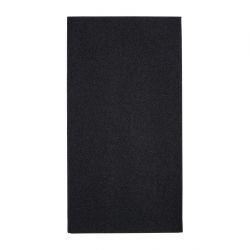 Fiesta Recyclable Premium Tablin Dinner Napkin Black 40x40cm Airlaid 1/8 Fold (500 Pack)