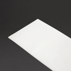 Fiesta Recyclable Premium Tablin Dinner Napkin White 48x40cm Airlaid Pocket Fold (400 Pack)