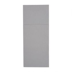 Fiesta Recyclable Premium Tablin Dinner Napkin Grey 48x40cm Airlaid Pocket Fold (400 Pack)