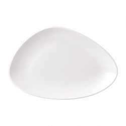 Isla White Chefs' Triangle Plates 12 x 8 