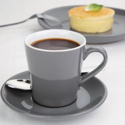 Olympia Cafe Flat White Charcoal - 170ml 5.74fl oz (12 Pack)