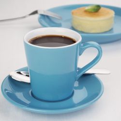 Olympia Cafe Flat White Blue 170ml 5.74fl oz (12 Pack)