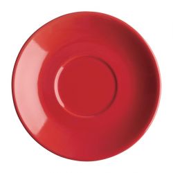 Olympia Cafe Red Saucer (Fits FF990) - 131mm 5 3/10
