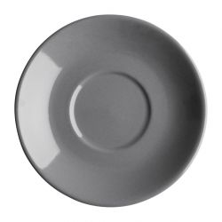 Olympia Cafe Charcoal Saucer (Fits FF997 Pack) - 131mm 5 3/10