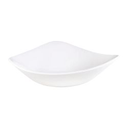Vellum White Triangle Bowl 21oz (12 Pack)