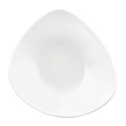 Vellum White Triangle Bowl 21oz (12 Pack)