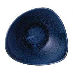 Stonecast Plume Ultramarine Triangle Bowl 21oz (12 pack)