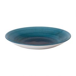 Stonecast Aqueous Lagoon Deep Coupe Plates 11 
