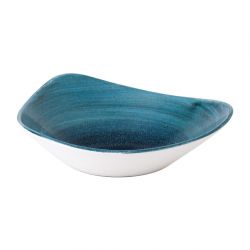 Stonecast Aqueous Lagoon Triangle Bowl 21oz (12 Pack)
