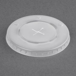 Fiesta Recyclable Polystyrene Lids for 12oz Cold Paper Cups 80mm (1000 Pack)