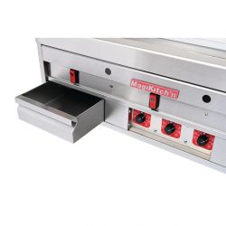 MagiKitch'n MKG Heavy Duty Chrome Gas Griddle