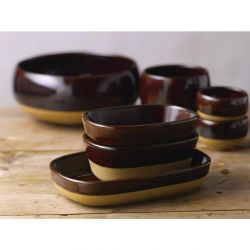 Churchill Emerge Cinnamon Brown Trays 120x90mm (6 pack)