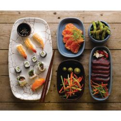 Churchill Emerge Oslo Blue Deep Bowls 90mm (12 Pack)