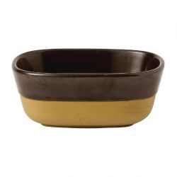 Churchill Emerge Cinnamon Brown Dishes 120x90mm (6 pack)