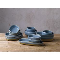 Churchill Emerge Oslo Blue Deep Bowls 90mm (12 Pack)