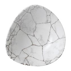 Churchill Studio Prints Kintsugi Agate Grey Lotus Bowls 177mm (12 pack)