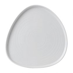 Churchill White Triangle Walled Chefs Plates 260mm (6 Pack)