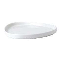 Churchill White Triangle Walled Chefs Plates 200mm (6 Pack)