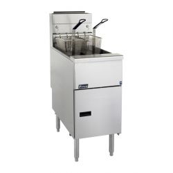 Pitco Twin Basket Single Tank Gas Fryer SG14S