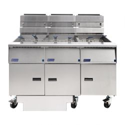 Pitco Triple Tank Gas Fryer SGR14S-FD-FFF