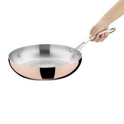 Vogue Copper Tri-Wall Frying Pan 28cm