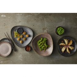 Churchill Stonecast Raw Evolve Coupe Plates Brown 165mm (Pack of 12)