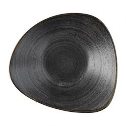 Churchill Stonecast Raw Lotus Bowls Black 229mm (Pack of 12)