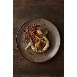 Churchill Stonecast Raw Evolve Coupe Plates Brown 165mm (Pack of 12)