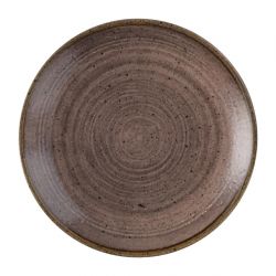 Churchill Stonecast Raw Evolve Coupe Plates Brown 165mm (Pack of 12)