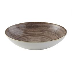 Churchill Stonecast Raw Evolve Coupe Bowls Brown 248mm (Pack of 12)