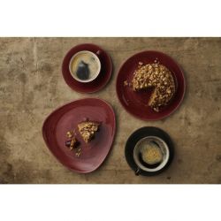 Churchill Stonecast Patina Lotus Plate Red Rust 229mm (12 Pack)