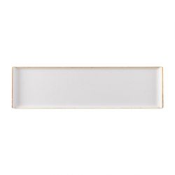 Churchill Melamine Stonecast Rectangular Buffet Tray 559x152mm (4 Pack)