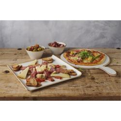 Churchill Melamine Stonecast Square Buffet Tray 303x 303mm (4 Pack)