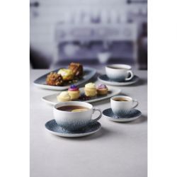 Churchill Raku Duo Espresso Saucer Topaz Blue 114mm (12 Pack)