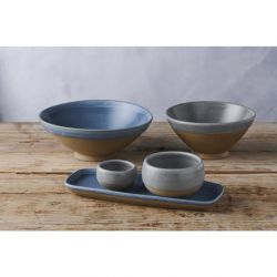 Churchill Emerge Seattle Grey Footed Bowls 200mm (Pack of 6)