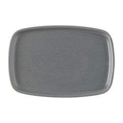 Churchill Emerge Seattle Grey Oblong Plates 222x152mm (Pack of 6)