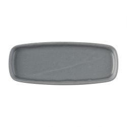 Churchill Emerge Seattle Grey Oblong Plates 254x77mm (Pack of 6)
