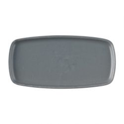 Churchill Emerge Seattle Grey Oblong Plates 287x146mm (Pack of 6)