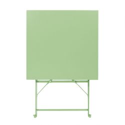 Bolero Perth Light Green Pavement Style Table Square 600mm