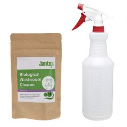Jantex Green Biological Washroom Cleaner Sachets (Pack of 10)