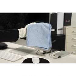 Spontex MF Pro Recycled Microfibre Cloth Blue (5 pack)