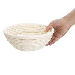 Vogue Rattan Proving Round Basket 220x80mm