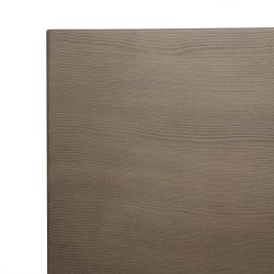 Bolero Complete Outdoor Aluminium Table Dark Wood Effect 1200x760mm